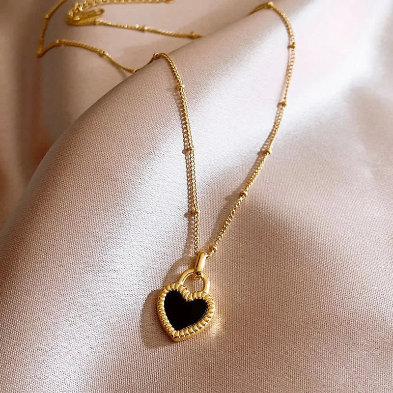 Double Sided Heart Necklace